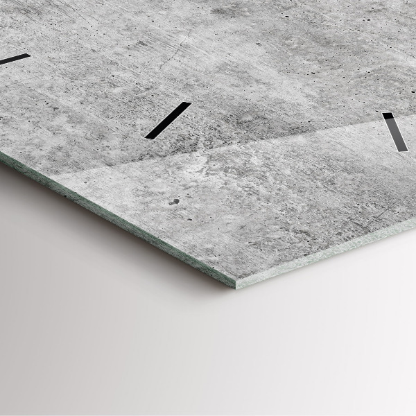 Orologio quadrato Muro grezzo