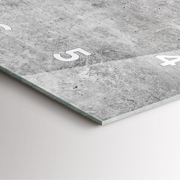 Orologio quadrato Muro grezzo