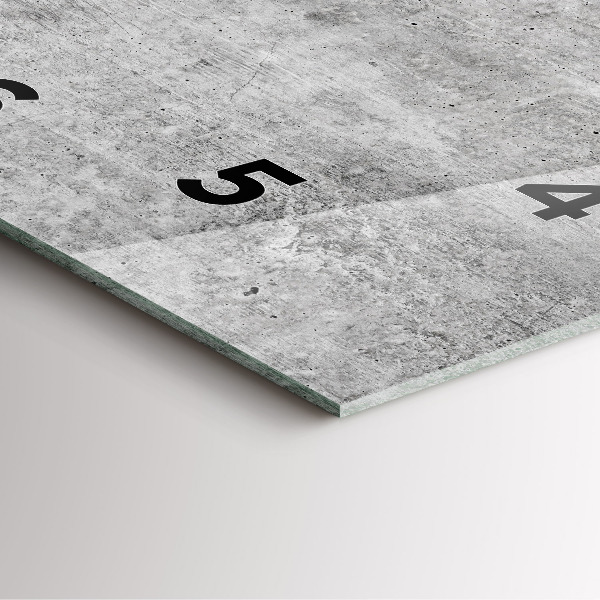 Orologio quadrato Muro grezzo