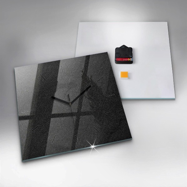 Orologio quadrato Roccia scura