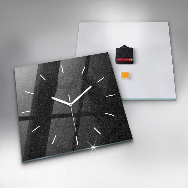 Orologio quadrato Roccia scura