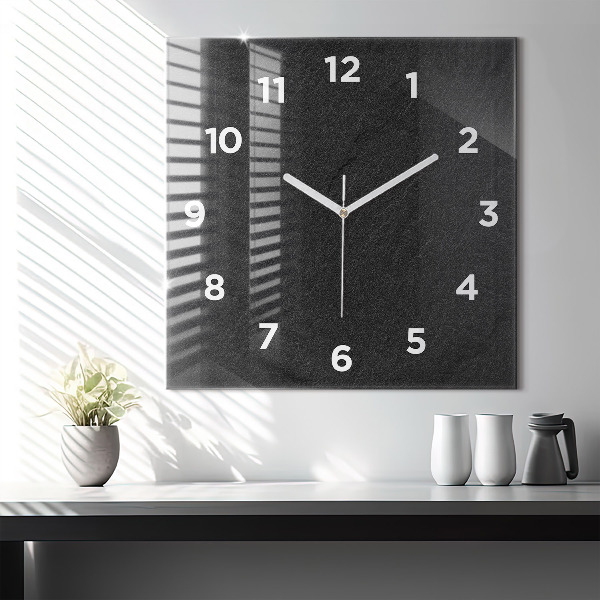 Orologio quadrato Roccia scura