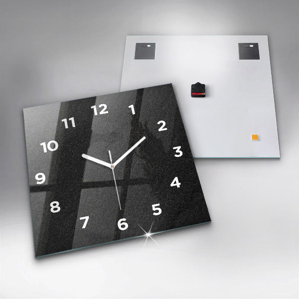 Orologio quadrato Roccia scura