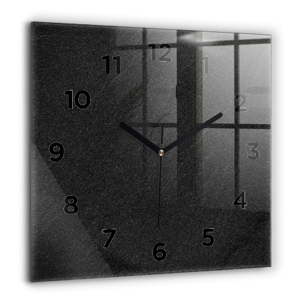 Orologio quadrato Roccia scura