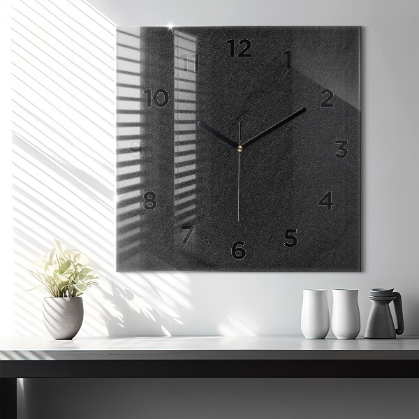 Orologio quadrato Roccia scura