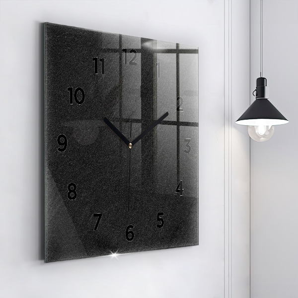 Orologio quadrato Roccia scura
