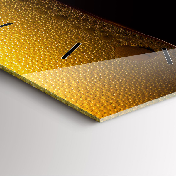 Orologio quadrato Succo d'arancia