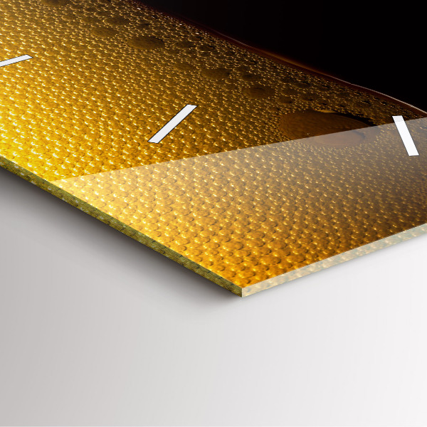 Orologio quadrato Succo d'arancia