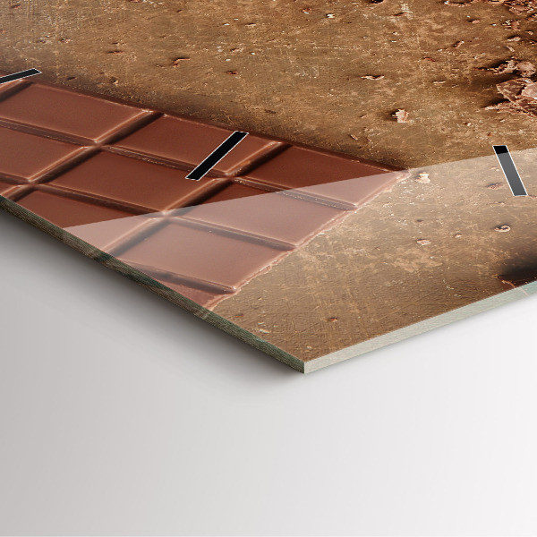 Orologio quadrato Barrette di cioccolato