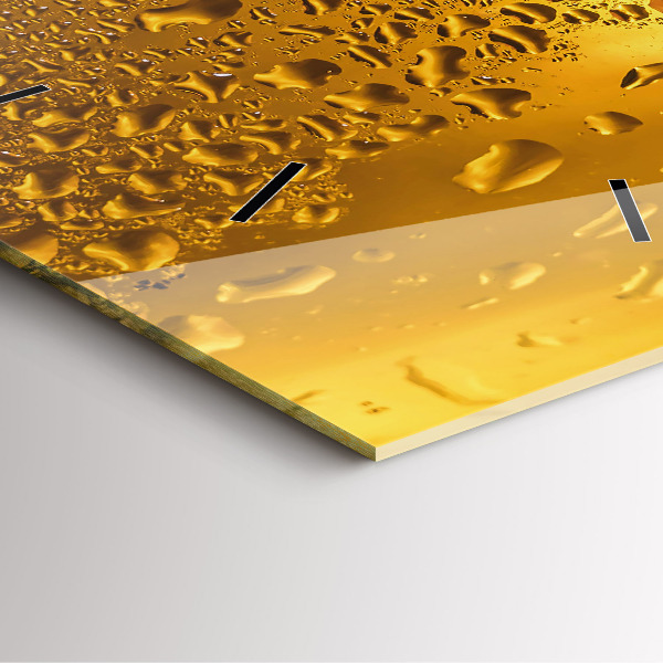 Orologio quadrato Un boccale di birra