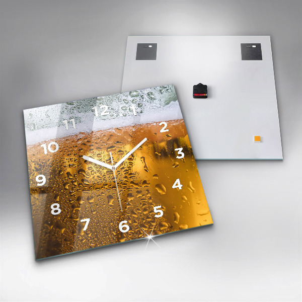 Orologio quadrato Un boccale di birra