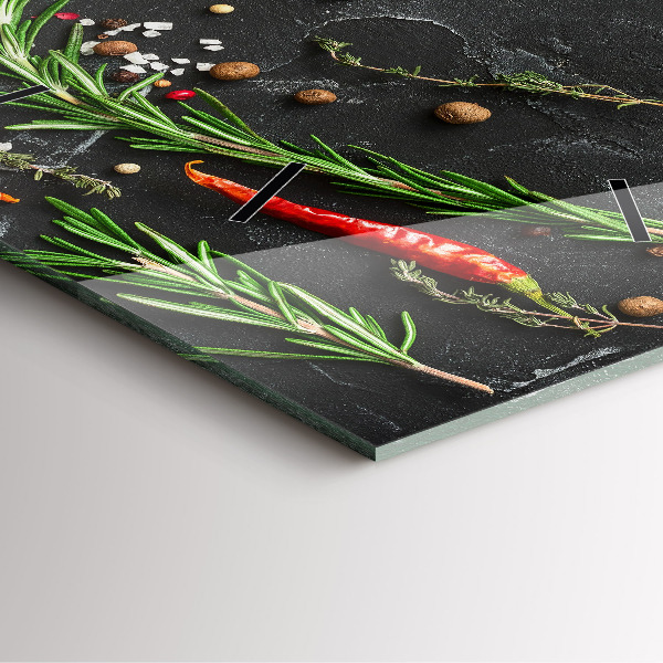 Orologio quadrato Spezie sul bancone