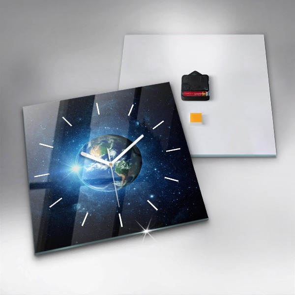 Orologio quadrato Terra e galassia – NASA