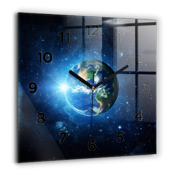 Orologio quadrato Terra e galassia – NASA