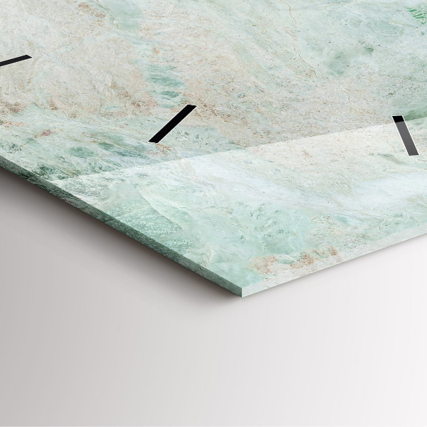 Orologio quadrato Texture di pietra di marmo