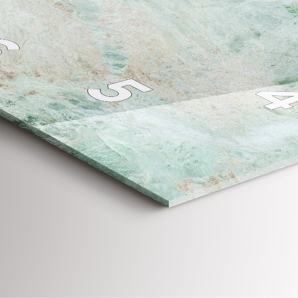 Orologio quadrato Texture di pietra di marmo