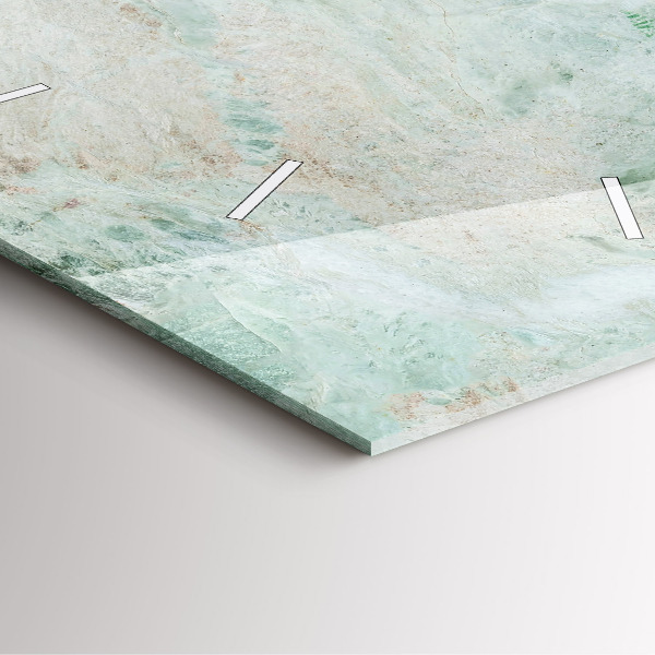 Orologio quadrato Texture di pietra di marmo