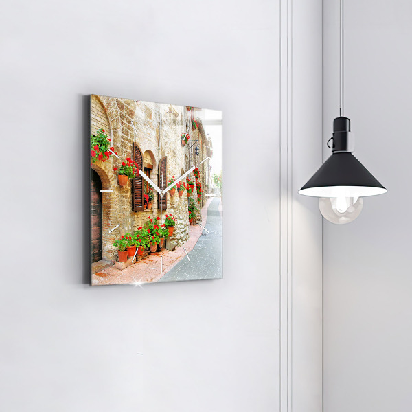 Orologio quadrato Una strada pittoresca