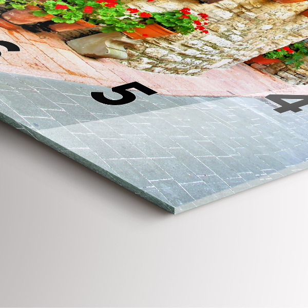 Orologio quadrato Una strada pittoresca