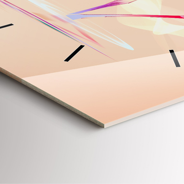 Orologio quadrato Illustrazione di fenicottero