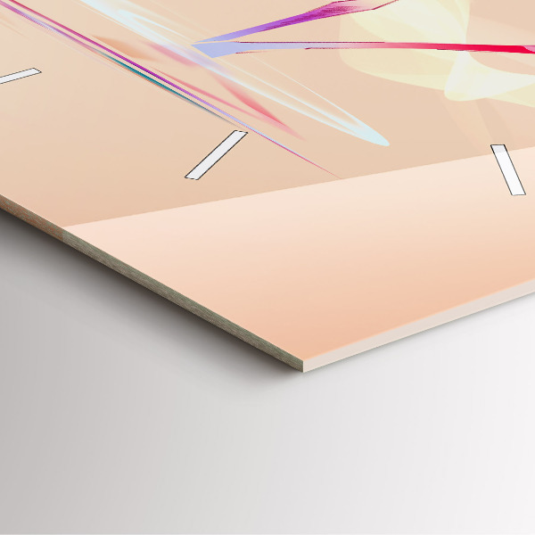 Orologio quadrato Illustrazione di fenicottero