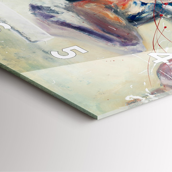 Orologio quadrato Illustrazione di cavalli al galoppo