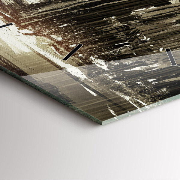 Orologio quadrato Donna in una notte piovosa