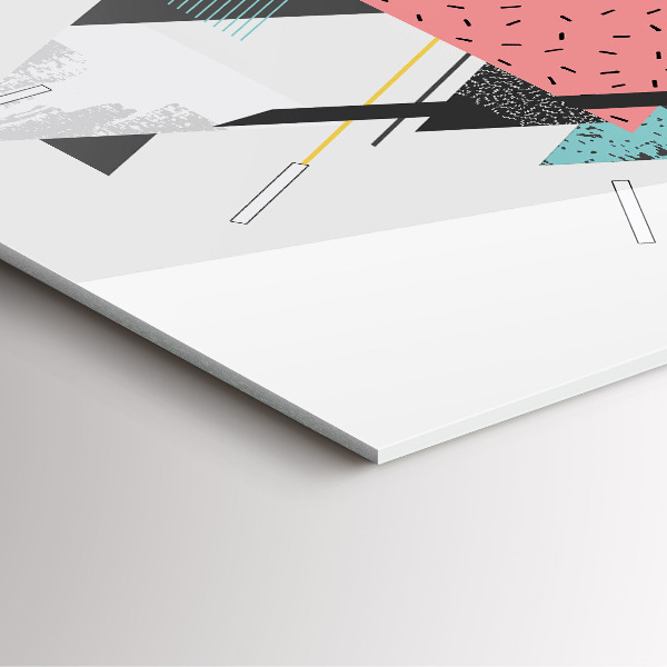 Orologio quadrato Motivo geometrico