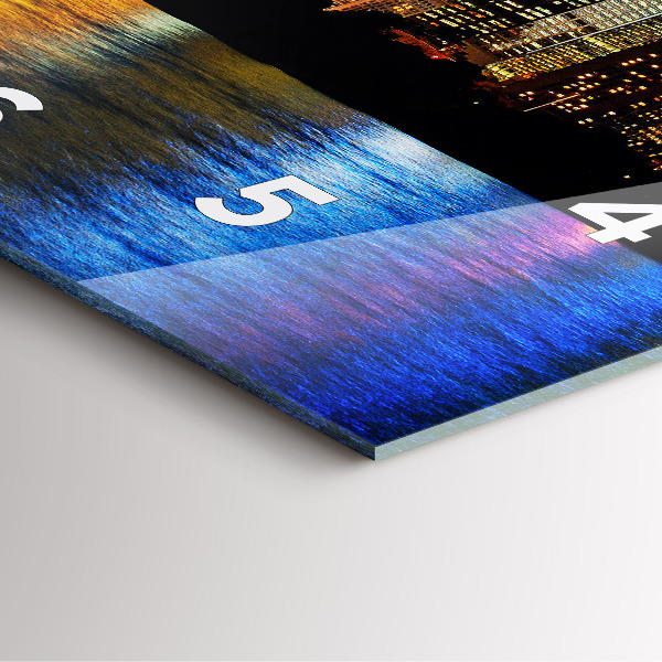 Orologio quadrato Sydney la sera