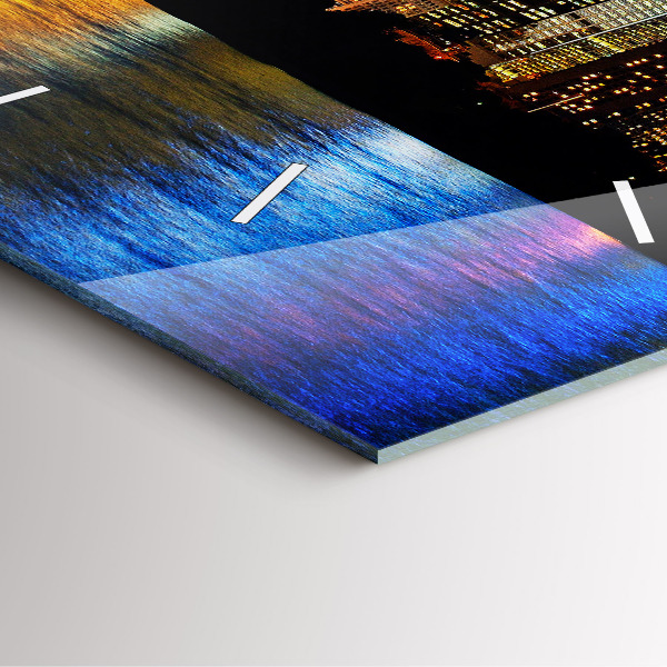 Orologio quadrato Sydney la sera