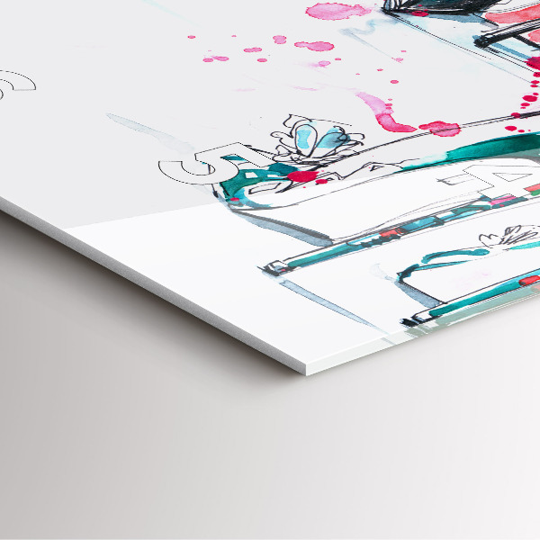 Orologio quadrato L'elemento della femminilità