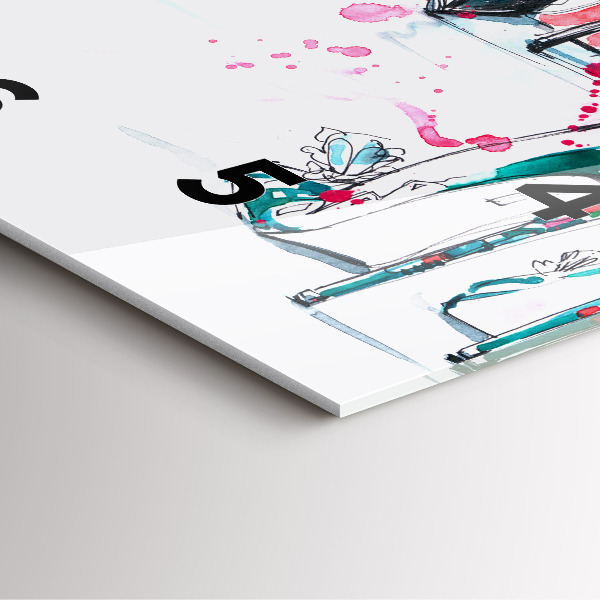 Orologio quadrato L'elemento della femminilità