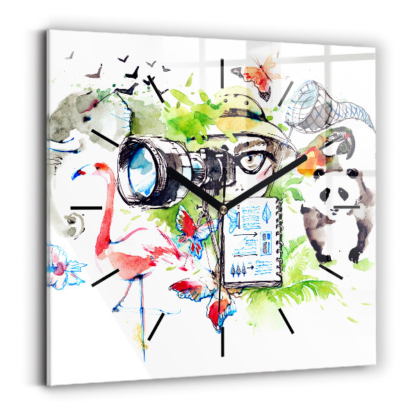 Orologio quadrato Zoologo