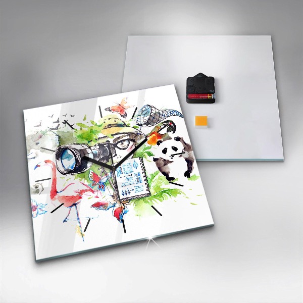 Orologio quadrato Zoologo