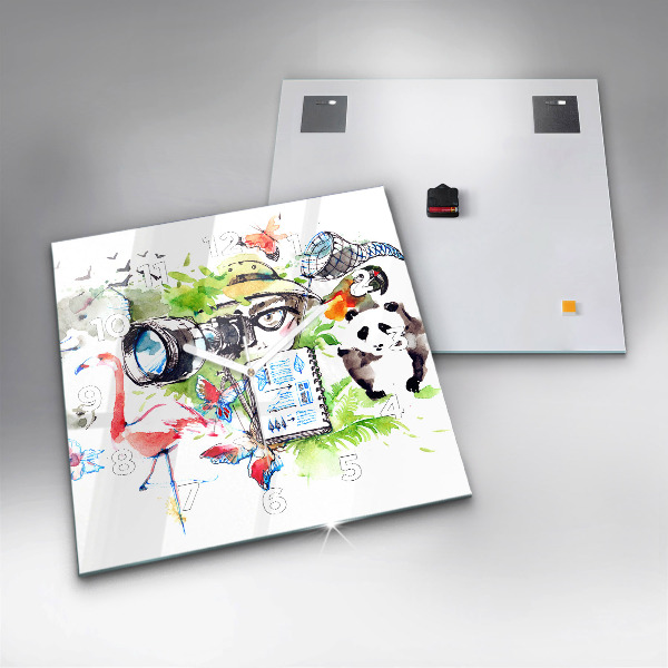 Orologio quadrato Zoologo