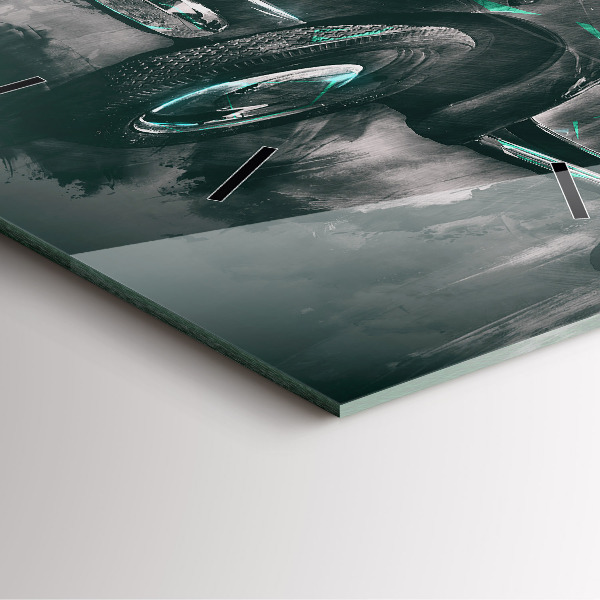 Orologio quadrato Auto della vecchia scuola