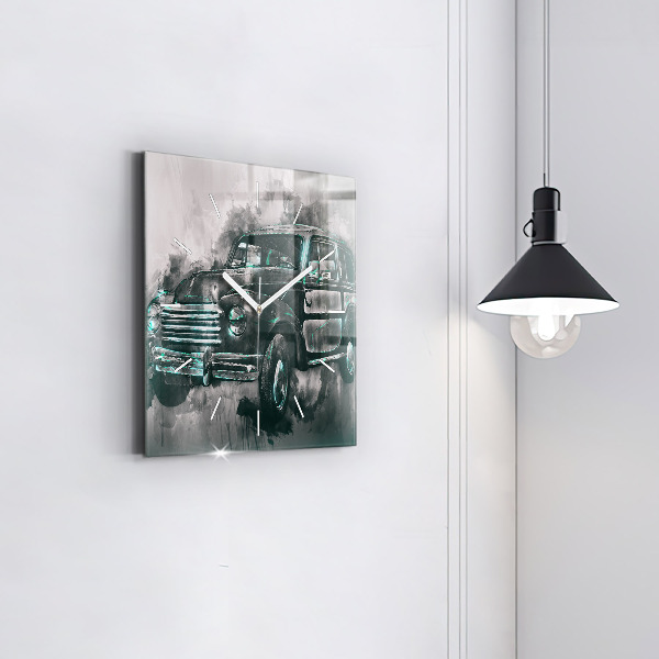 Orologio quadrato Auto della vecchia scuola