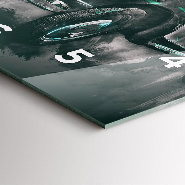 Orologio quadrato Auto della vecchia scuola