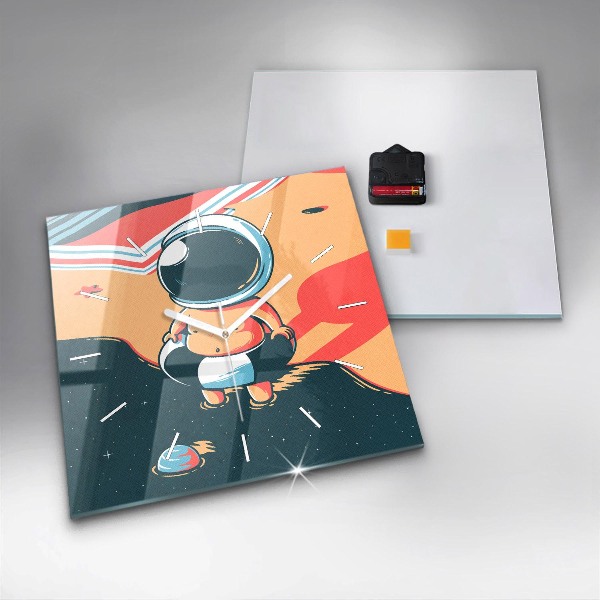 Orologio quadrato L'immaginazione dei bambini