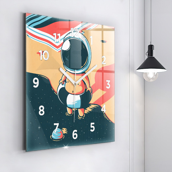 Orologio quadrato L'immaginazione dei bambini