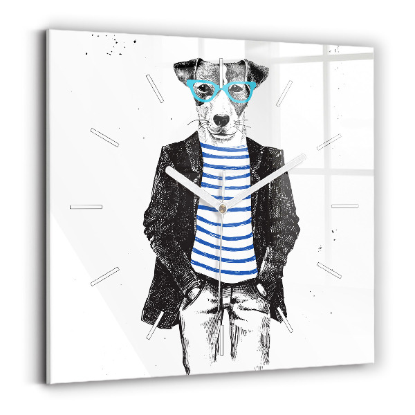 Orologio quadrato Un cane in un corpo umano