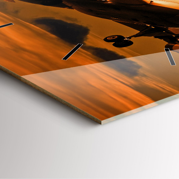 Orologio quadrato Viaggiare in aereo