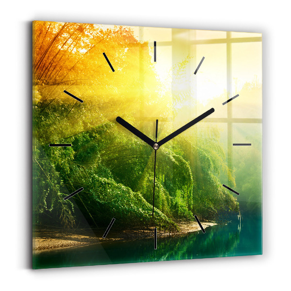 Orologio quadrato Natura pacifica