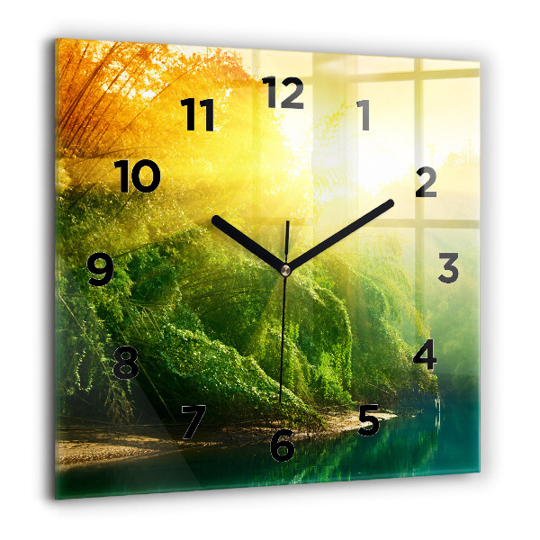 Orologio quadrato Natura pacifica