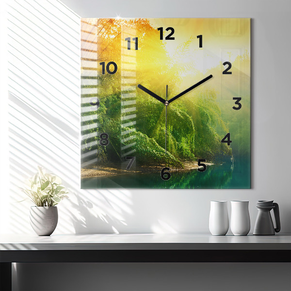 Orologio quadrato Natura pacifica