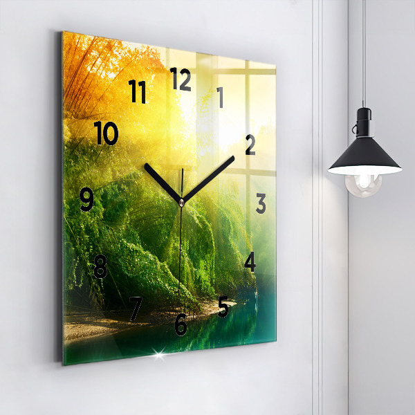Orologio quadrato Natura pacifica