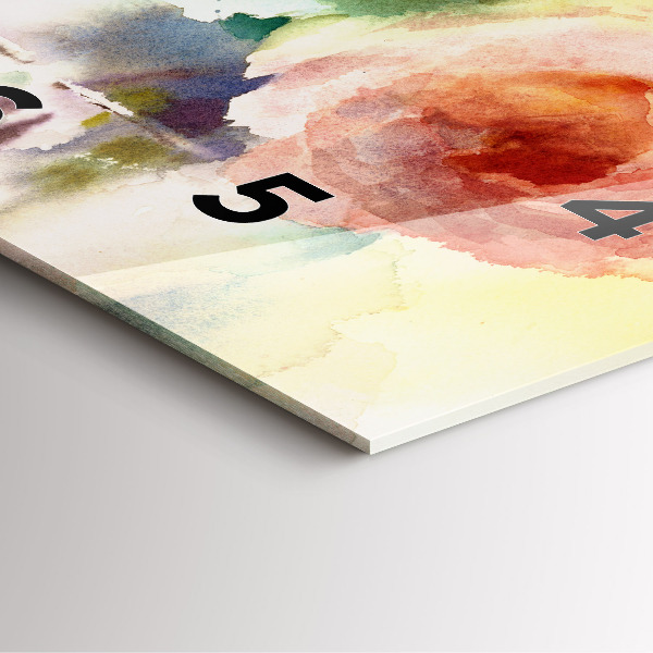 Orologio quadrato Visualizzazione della natura