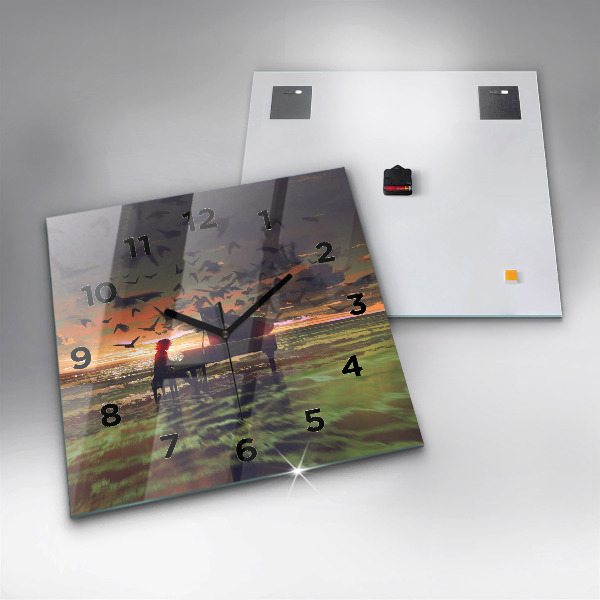 Orologio quadrato Concerto sulla spiaggia