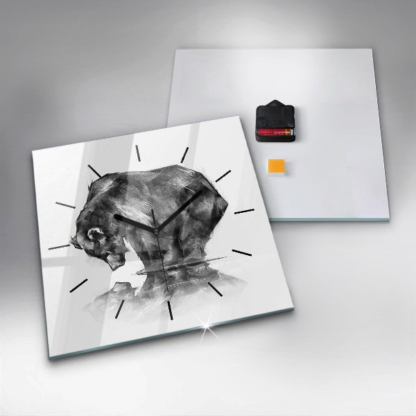 Orologio quadrato Orso dei cartoni animati