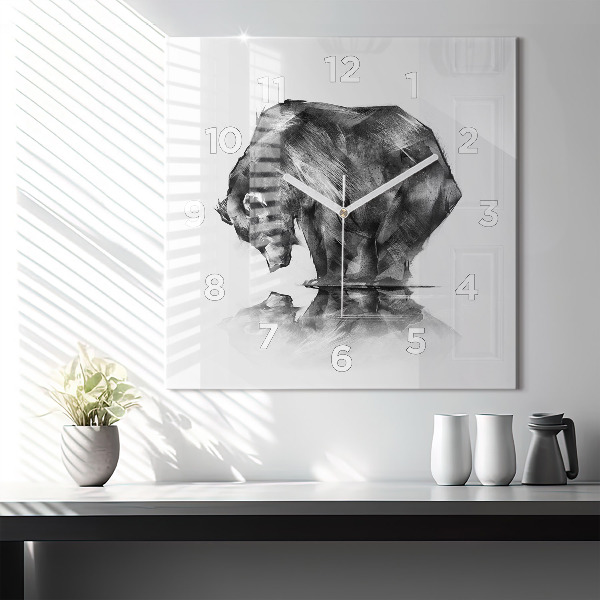 Orologio quadrato Orso dei cartoni animati